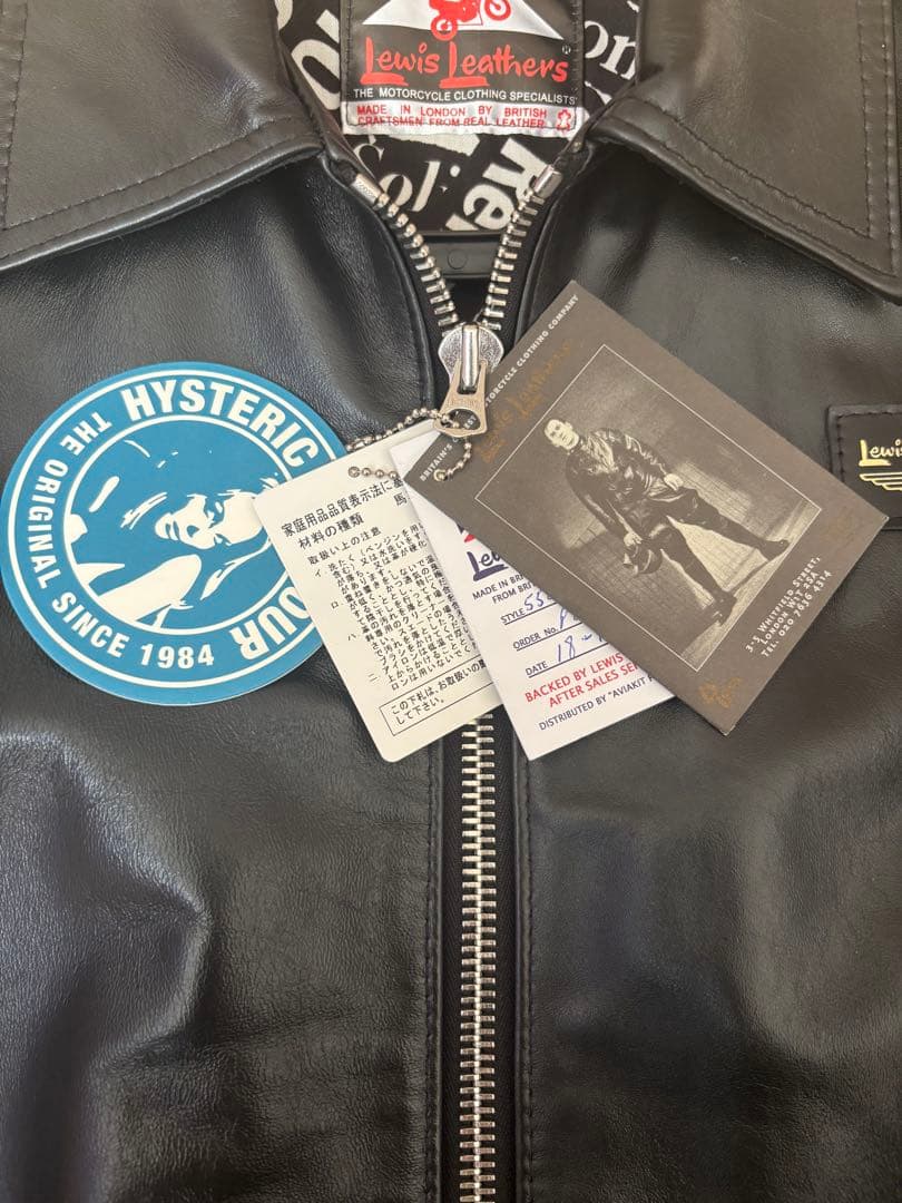 ［廃盤　美品］ルイスレザー × ヒステリックグラマーのネブラスカ ジャケット。
