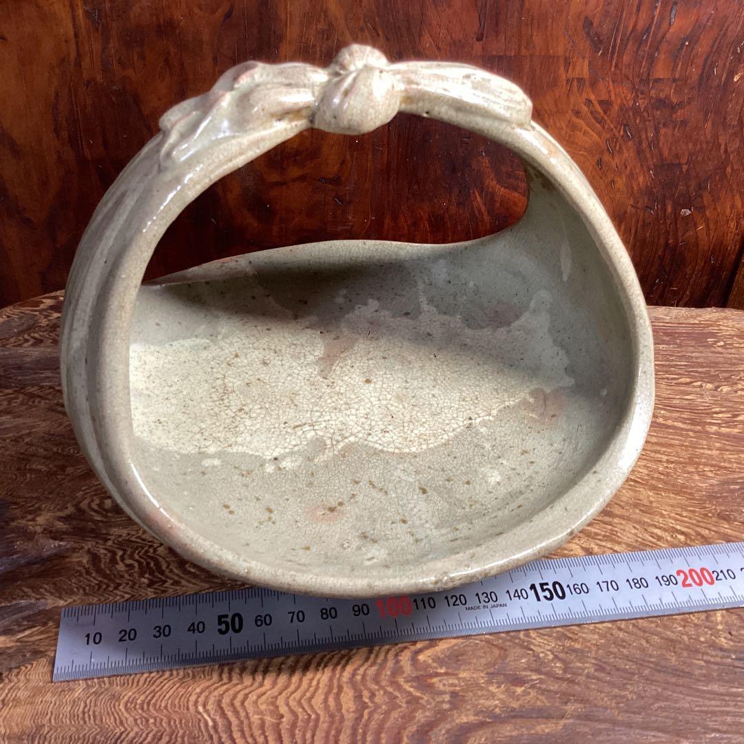 古唐津　手付鉢　菓子器