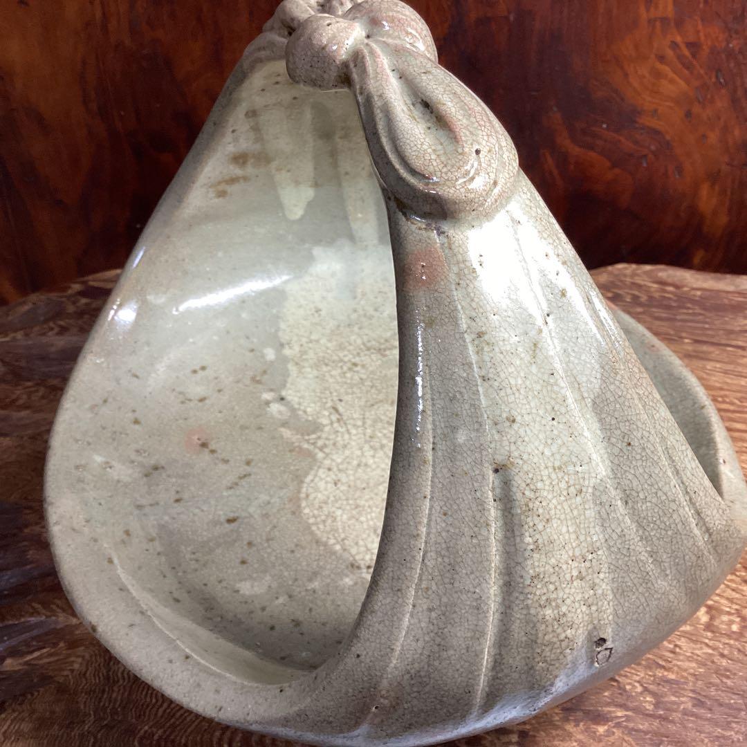 古唐津　手付鉢　菓子器