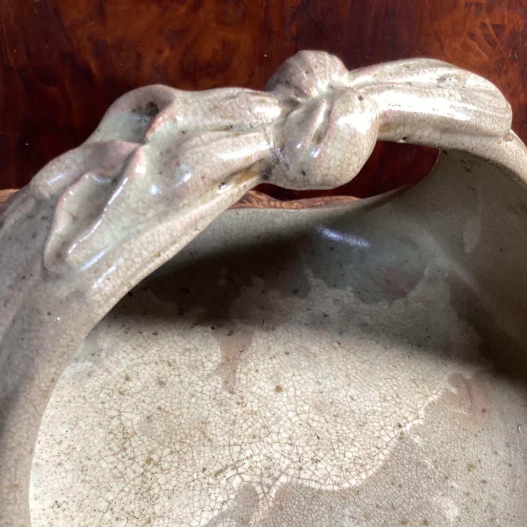 古唐津　手付鉢　菓子器