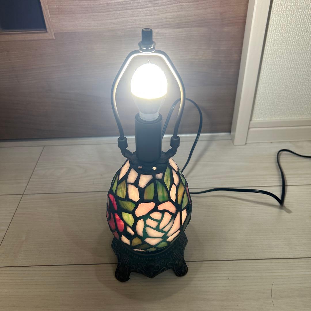 ステンドグラス スタンドライト　2灯　照明器具