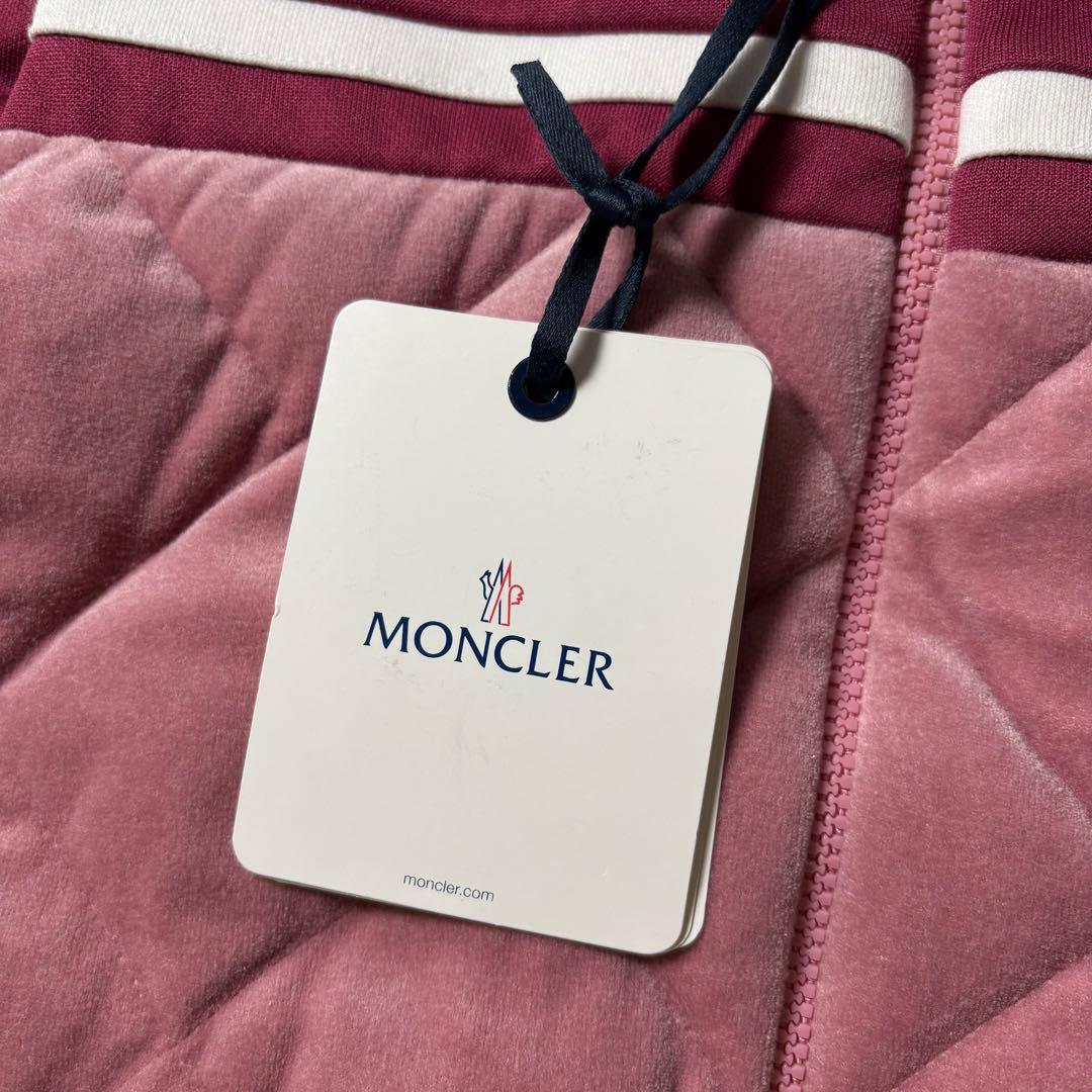 【未使用タグ付き】MONCLER ダウンベスト ベロア切替 キルティング L