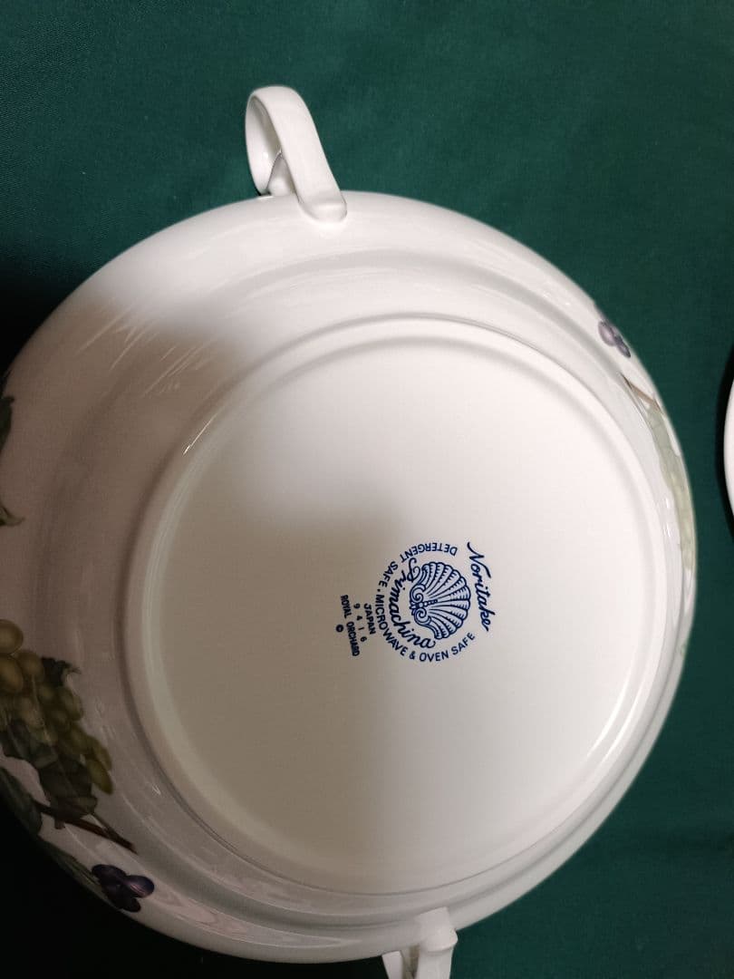 ノリタケ ロイヤルオーチャード スープポット プレート 皿 調味料入れ 8点