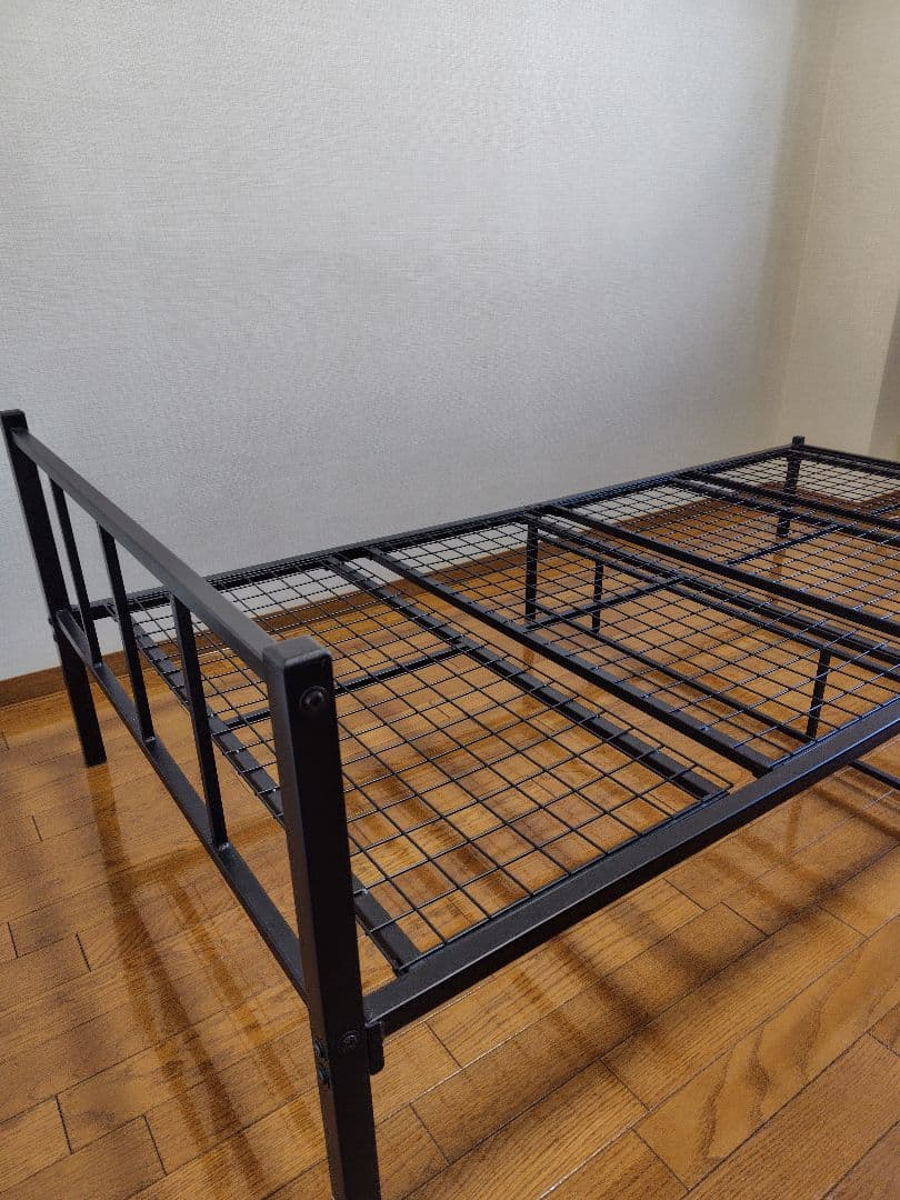 【ニトリ】シングルパイプベッド バジーナF3 ブラック