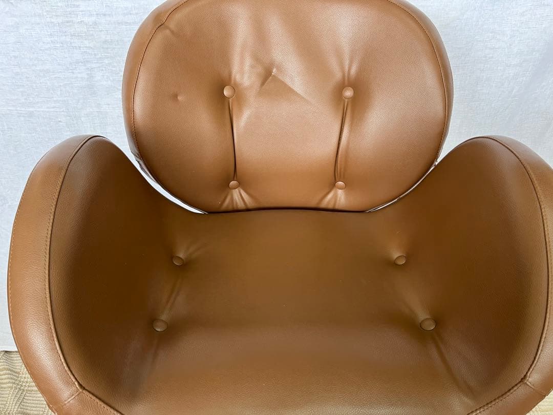 【アンティーク】美容院 理容室 スタイリングチェア 油圧式 バーバーチェア