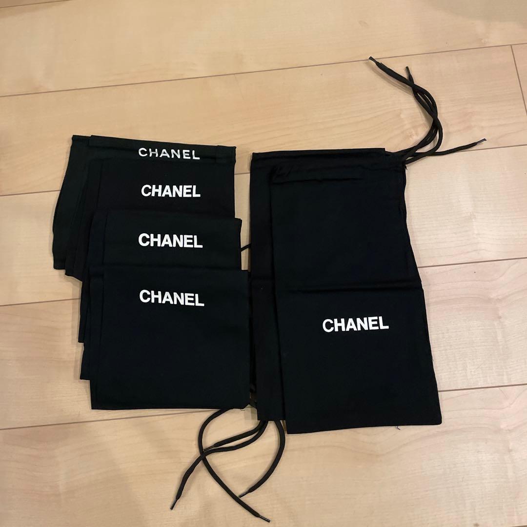 CHANEL ブラック 巾着袋 10枚セット