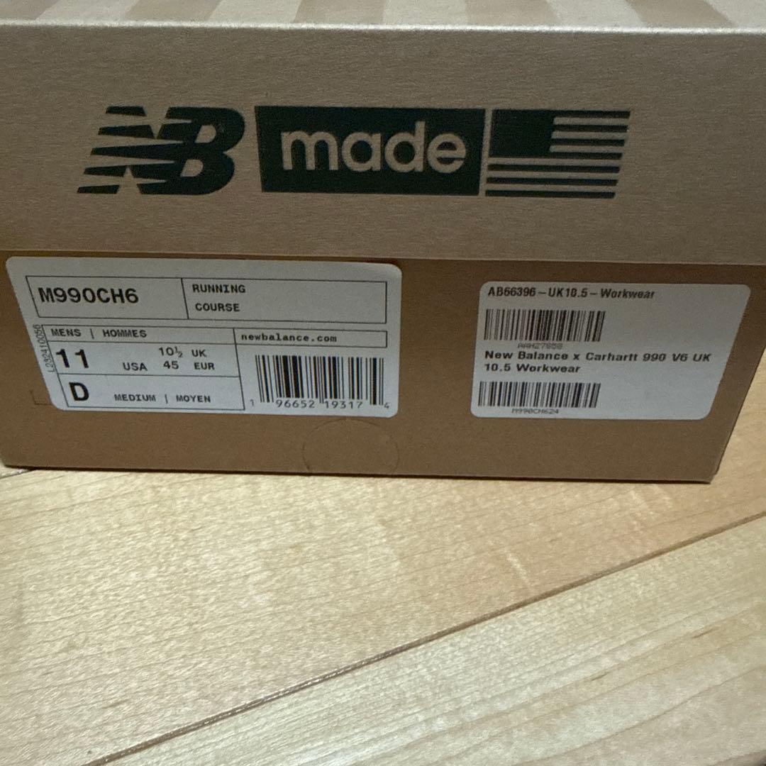 マ*オ様 New Balance carhartt M990CH6 サイズ29セ