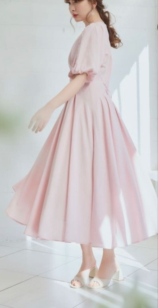 美品Herlipto Fountain Lace Up Bow Dress