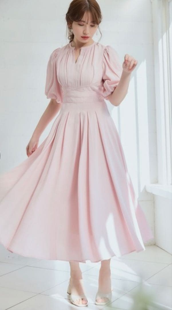 美品Herlipto Fountain Lace Up Bow Dress