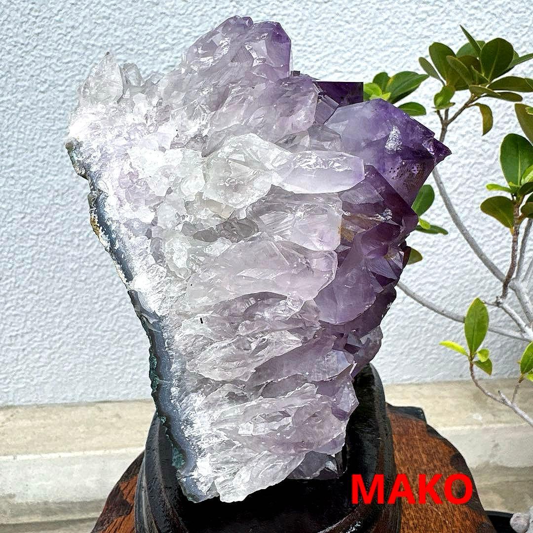 M1676☆アメジストクラスター2.2Kg☆天然石　原石☆N50405-A