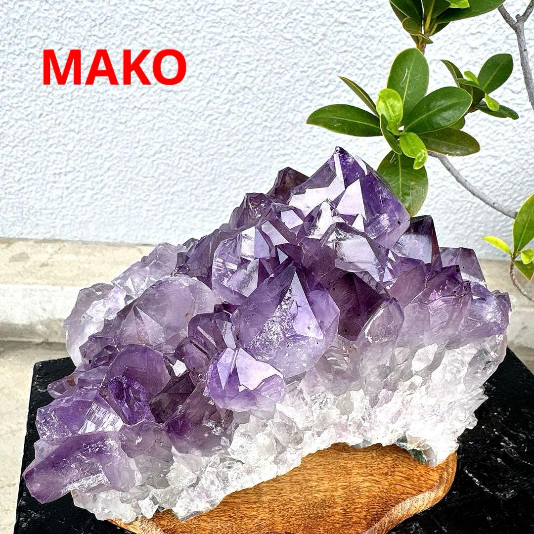 M1676☆アメジストクラスター2.2Kg☆天然石　原石☆N50405-A