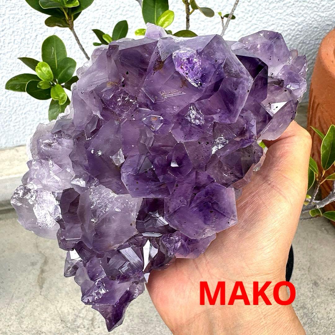 M1676☆アメジストクラスター2.2Kg☆天然石　原石☆N50405-A