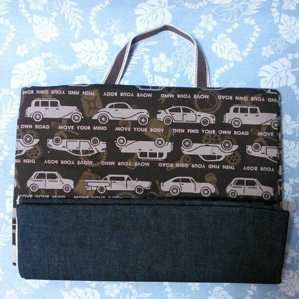 クラシックカーレッスンバックオーダー ★車★防災頭巾カバー★はたらく車 入園