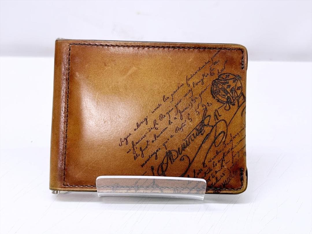 Berluti　ベルルッティ　アッサオ　スクリットレザー　マネークリップ