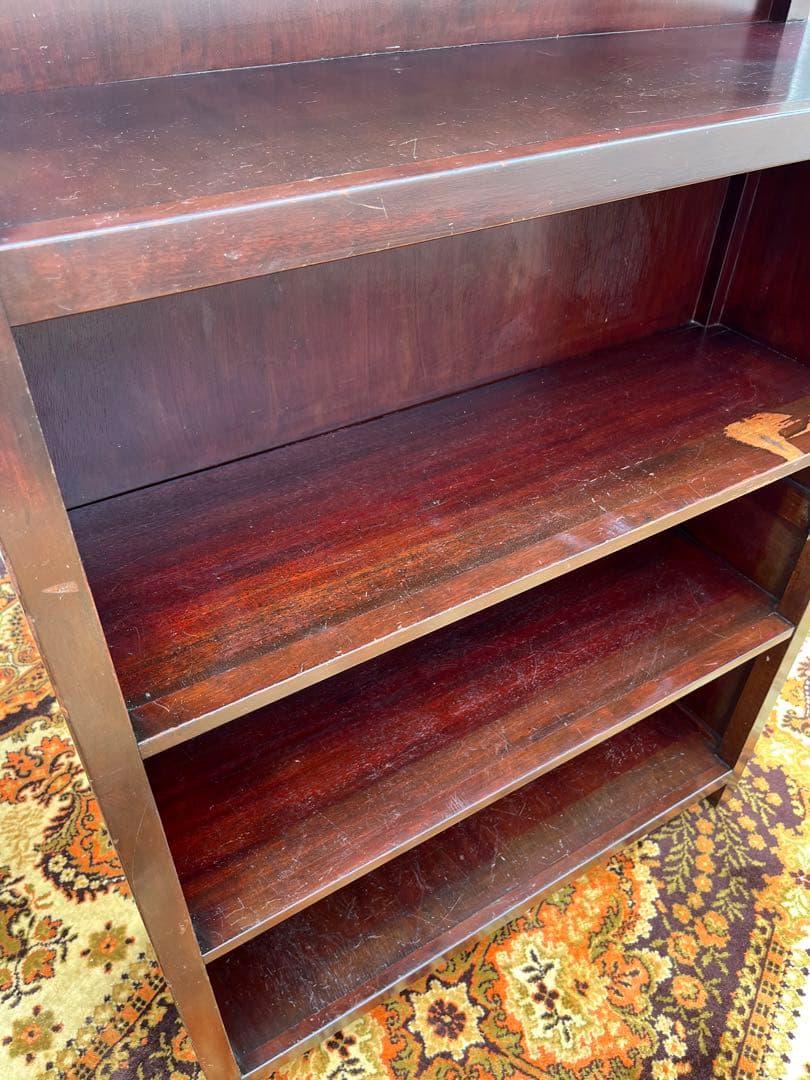 飾り棚 インテリア 木製ラック 本棚 昭和レトロ 当時物 アンティーク 古民家