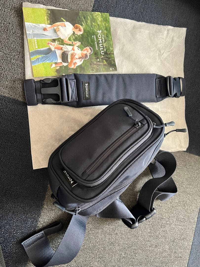 POMULU ポムル 新型 ヒップシート ショルダーバッグ 2WAY 抱っこ紐