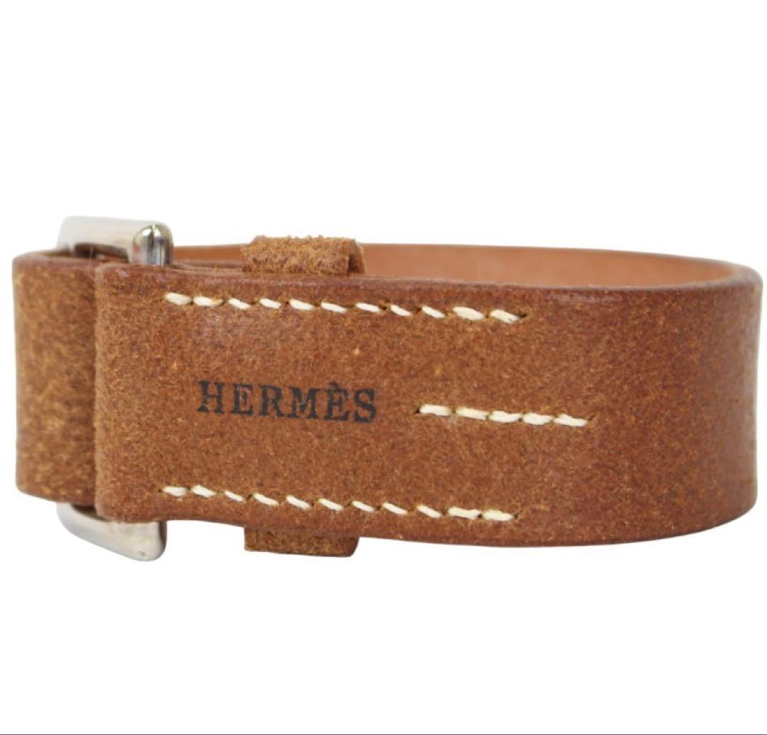 HERMES エトリヴィエールレザーブレスレット　マルジェラ期　藤原ヒロシ