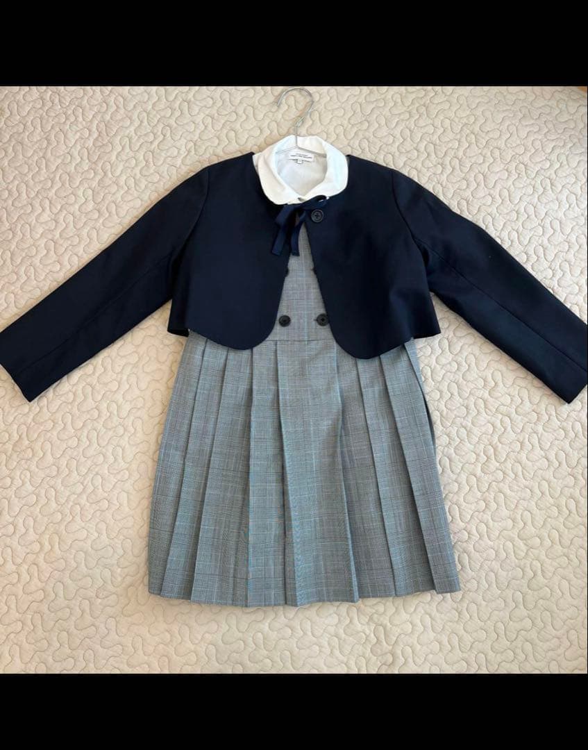 120 グリーンレーベルリラクシング フォーマル3点セット入学式　卒園式