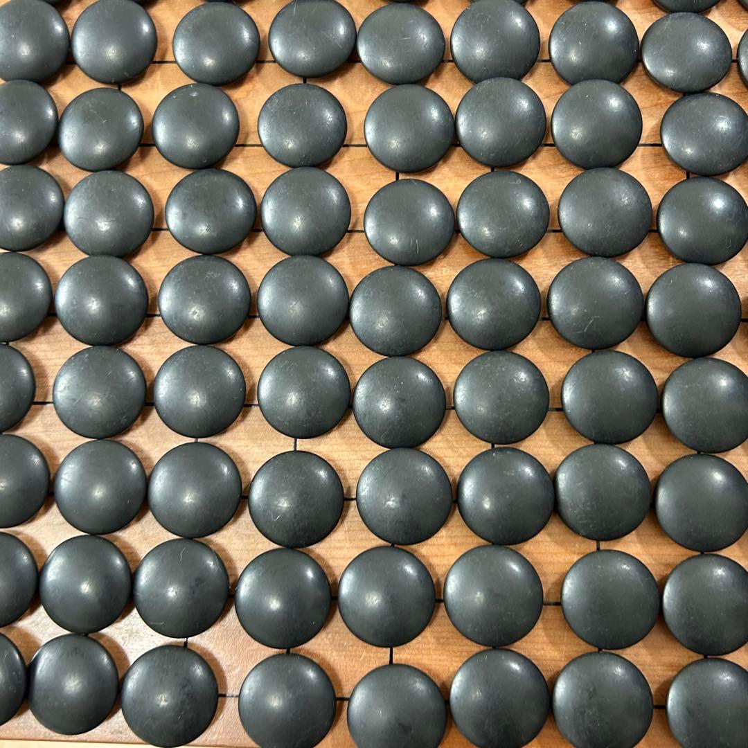 囲碁 碁石 碁盤セット 蛤碁石 31号　白179 黒179