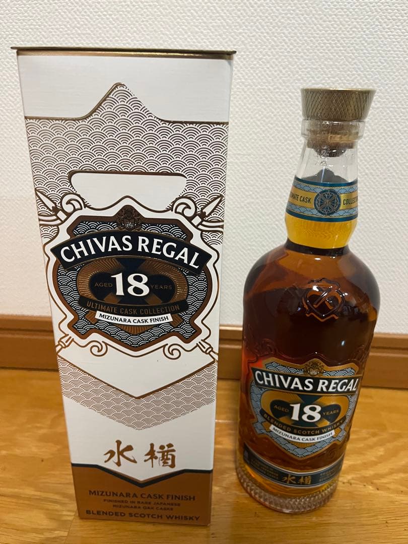 シーバスリーガル 18年 水楢 ミズナラ カスク フィニッシュ43度 700ml