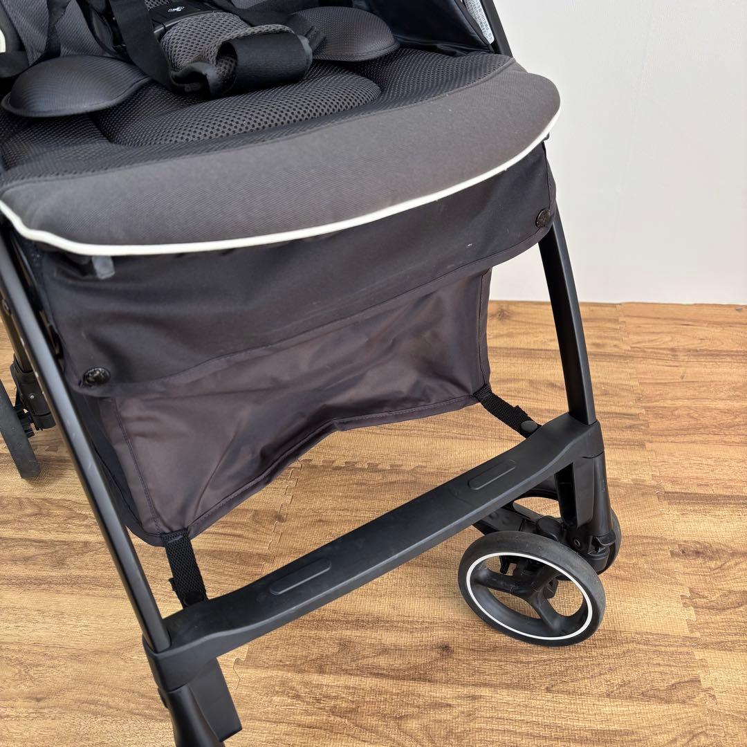 【美品】　Aprica アップリカ ラクーナクッション ベビーカー　グレー