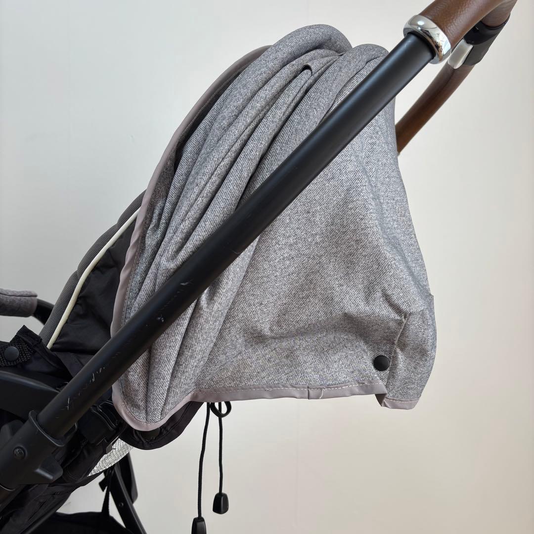 【美品】　Aprica アップリカ ラクーナクッション ベビーカー　グレー