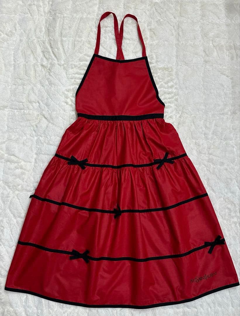 イヴ・サンローラン エプロンリボン 未使用