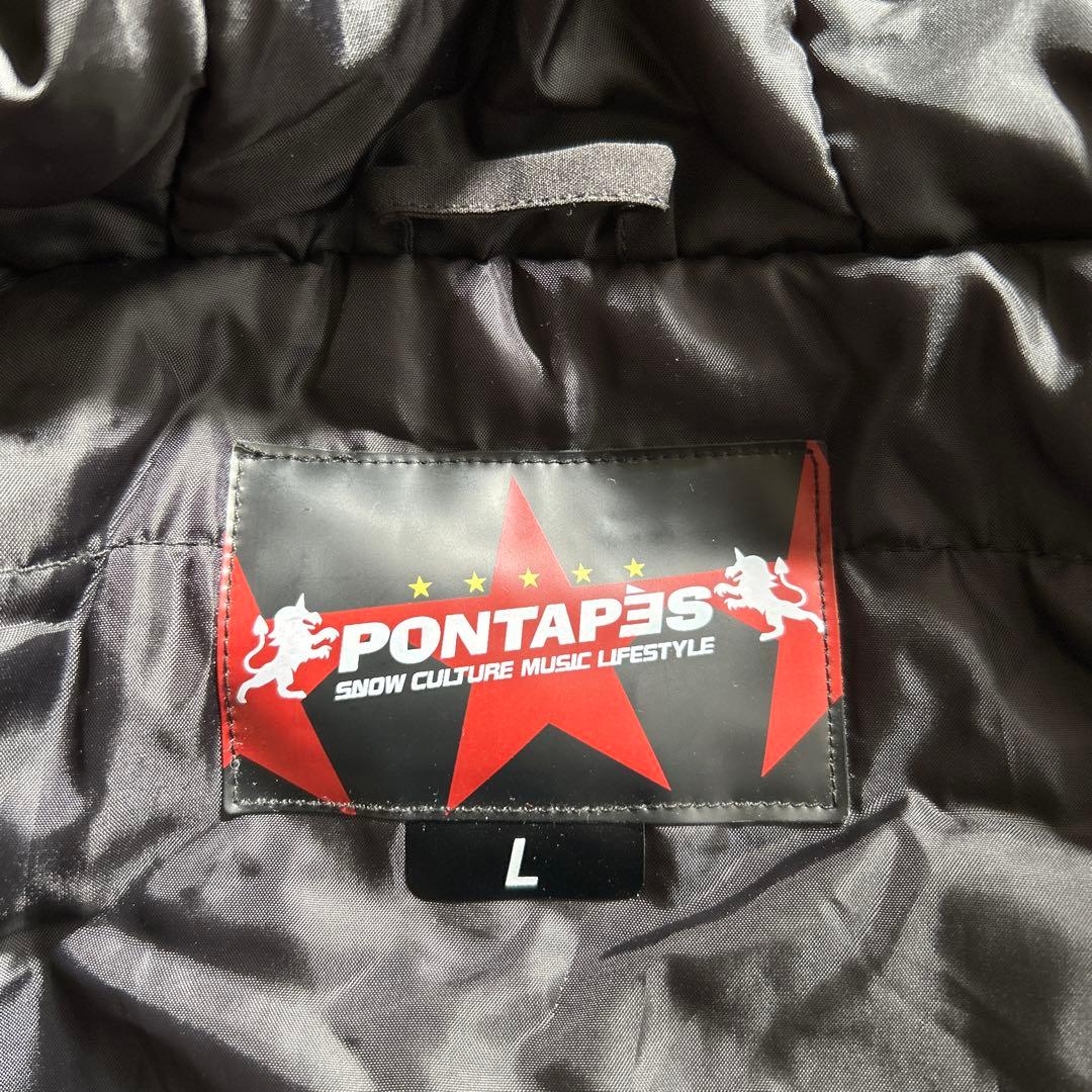 美品★PONTAPES スキー スノーボード ウェア L 肩紐取外し可能2way