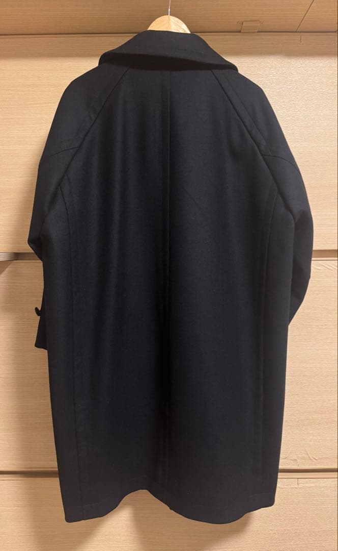 【PUBLIC TOKYO】メルトンオーバーサイズバルカラーコート