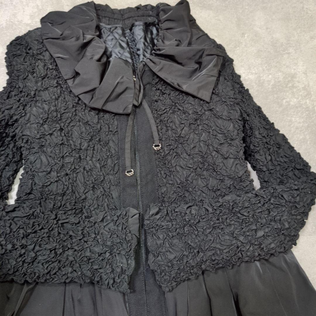 極美品 ヒロコビス シャーリング ロングコート