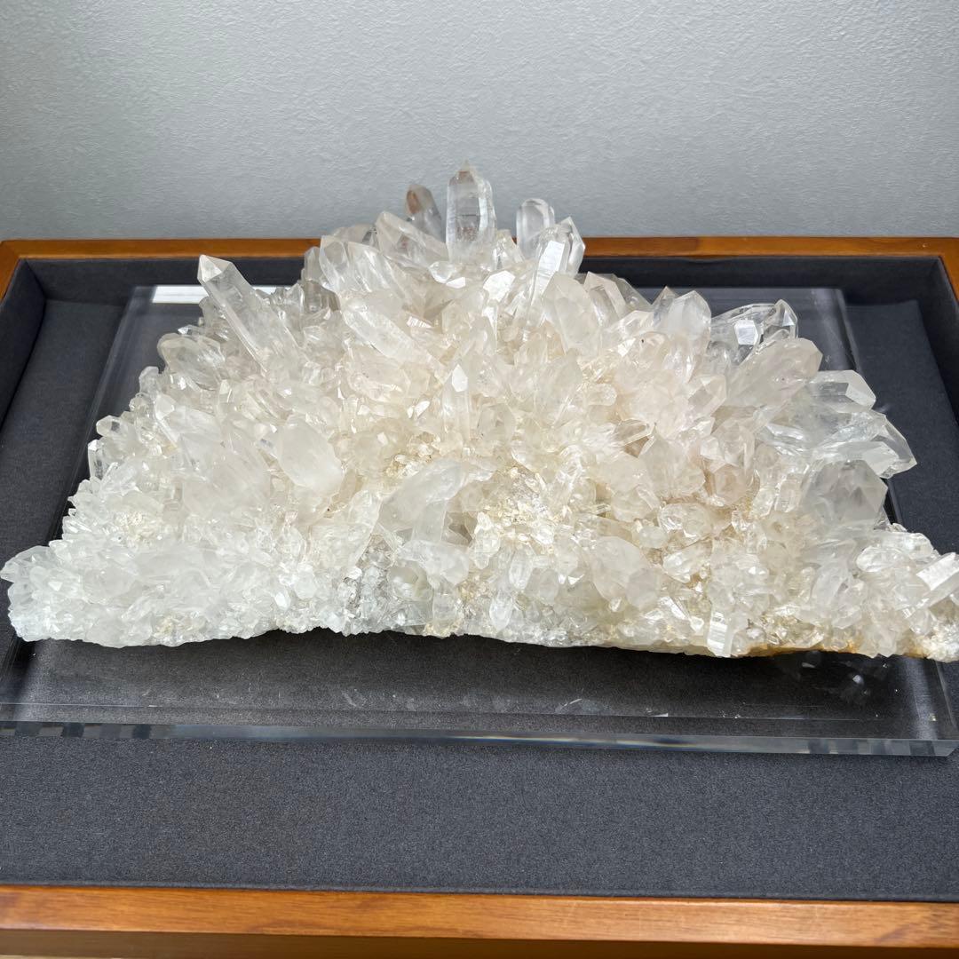 天然石　マニカラン水晶クラスター　1478グラム