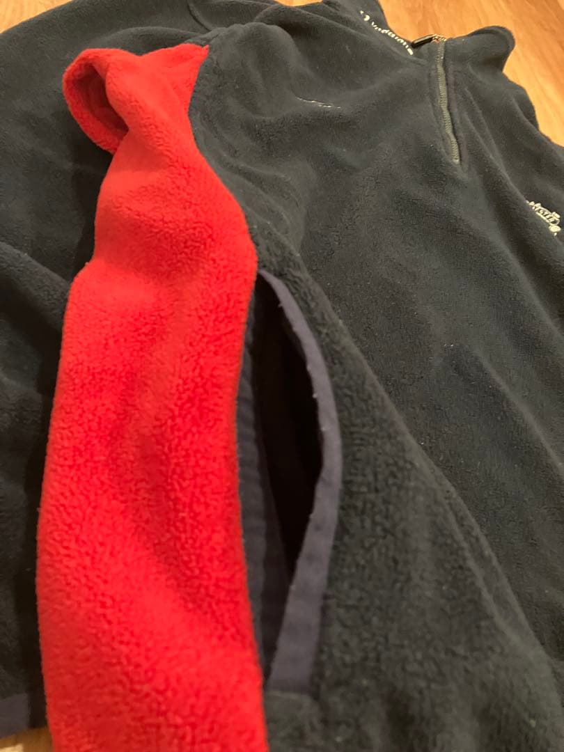 【入手困難】アンブロxマンチェスターユナイテッド ボーダフォンロゴ　フリースL