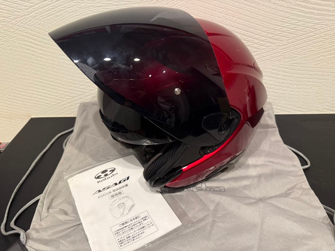 OGKカブト Kabuto ASAGI ジェット　インナーバイザー