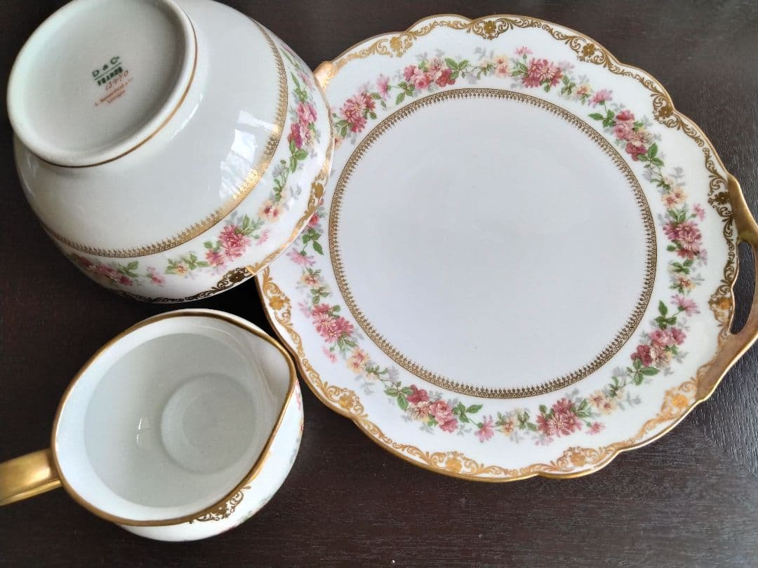 大幅値下げ、オ−ルドリモージュ三点セット、フランス