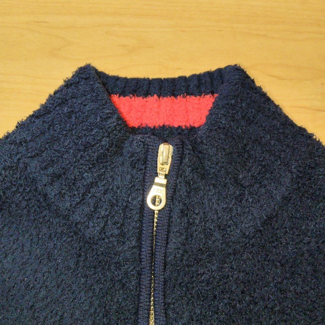 Mサイズ 美品【SINA COVA】シナコバ ハーフジップ ニットセーター