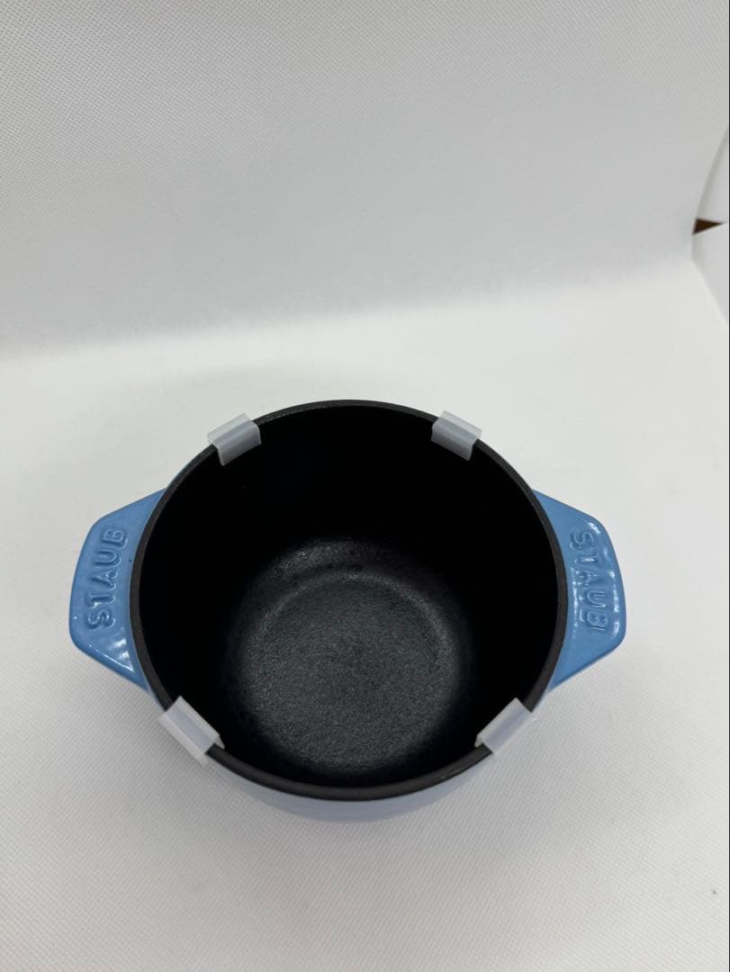 ストウブ　限定カラー　サックスブルー　ラ•ココットde gohan S