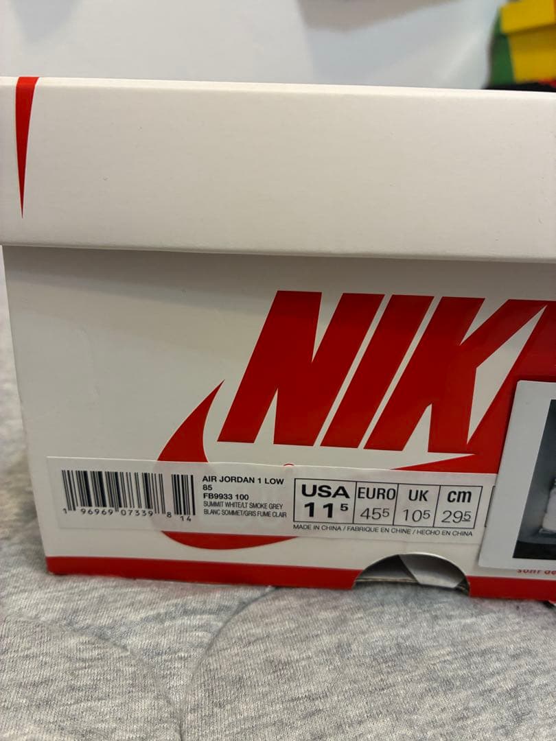 靴 Nike Air Jordan 1 Low '85 \"Neutral Grey\"