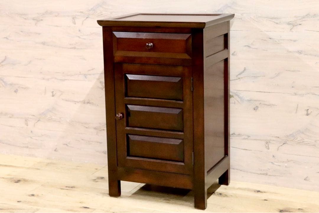 GMIS23A○松本民芸家具 C型電話台 チェスト リビング収納 引出し 収納家