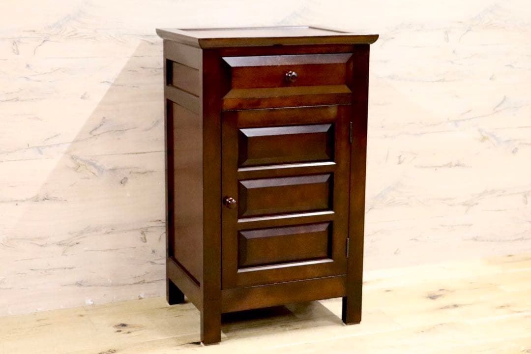 GMIS23A○松本民芸家具 C型電話台 チェスト リビング収納 引出し 収納家