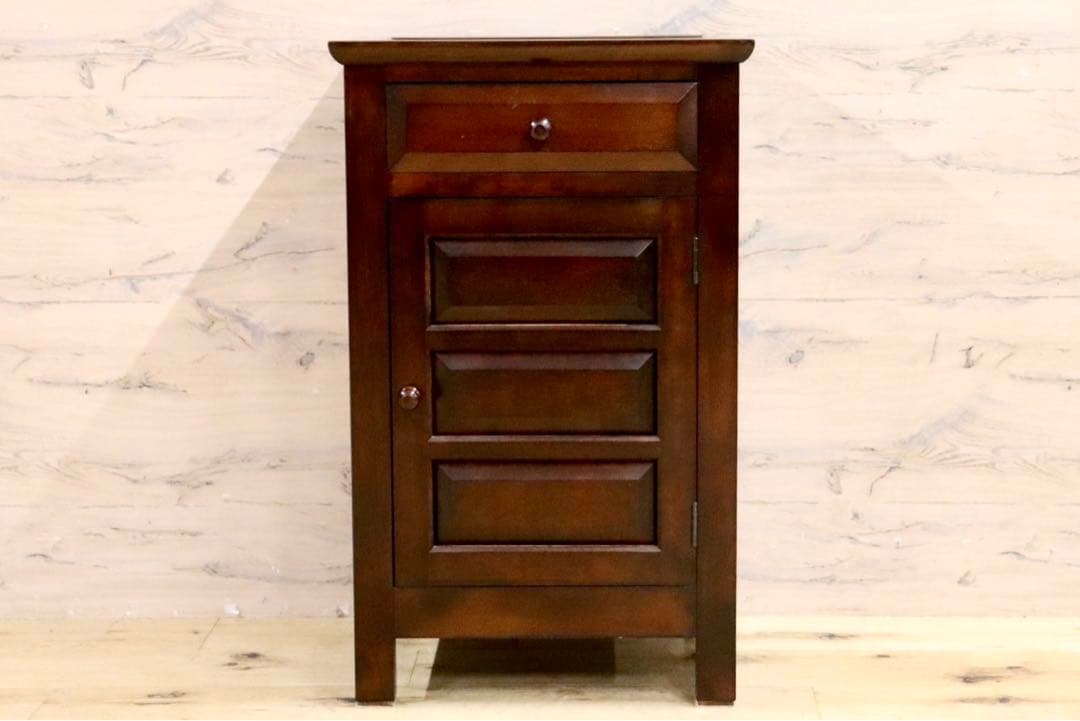 GMIS23A○松本民芸家具 C型電話台 チェスト リビング収納 引出し 収納家