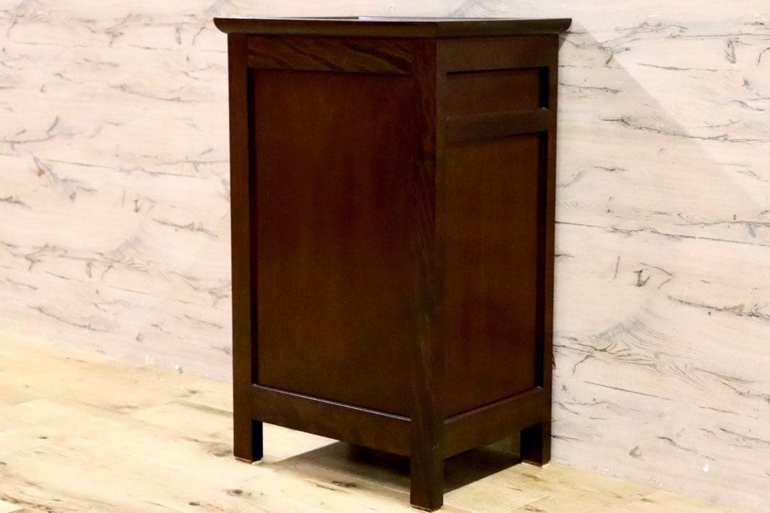 GMIS23A○松本民芸家具 C型電話台 チェスト リビング収納 引出し 収納家