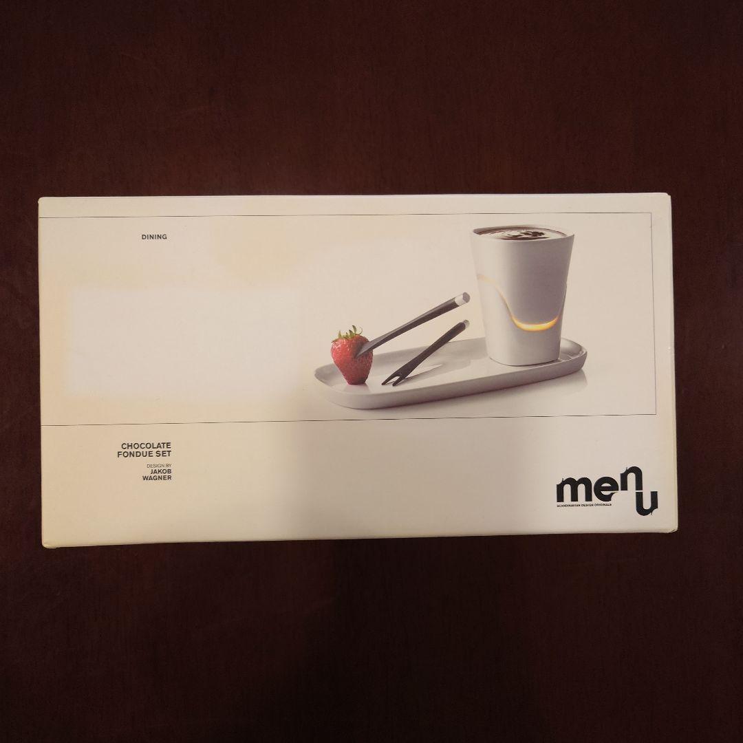 menu チョコレートフォンデュセット　デンマーク製　未使用品