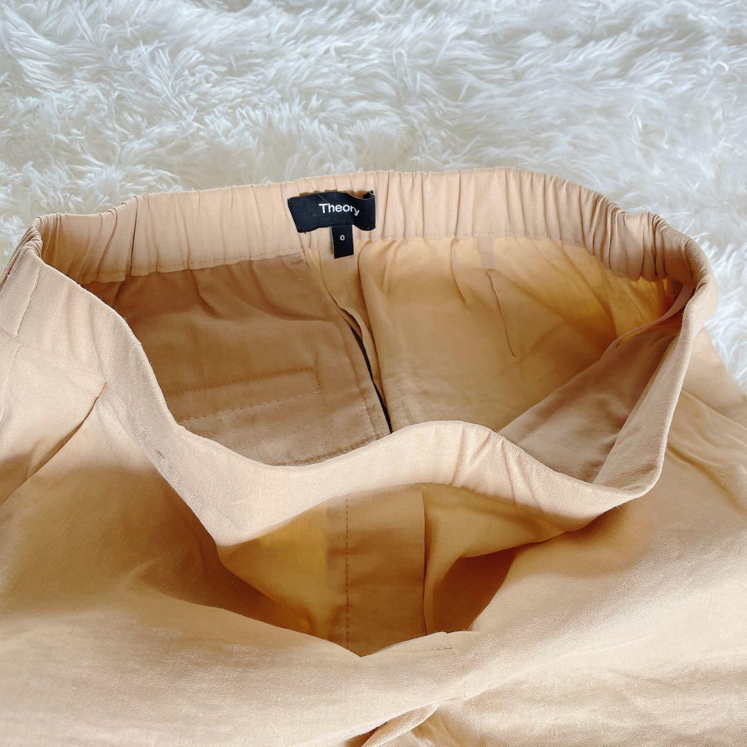 希少✨【セオリー】リネン混ダブルブレストジャケット パンツ スーツセットアップ