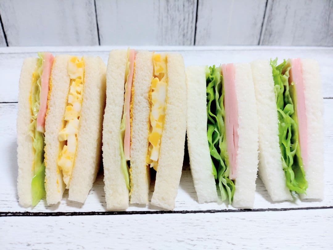 食品サンプル まいづる ミックスサンド ハムレタスサンド