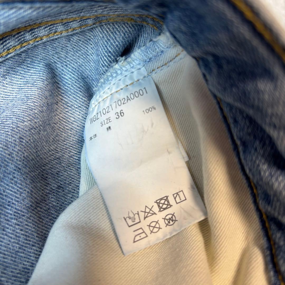 ウィムガゼット　カーブデニム　36