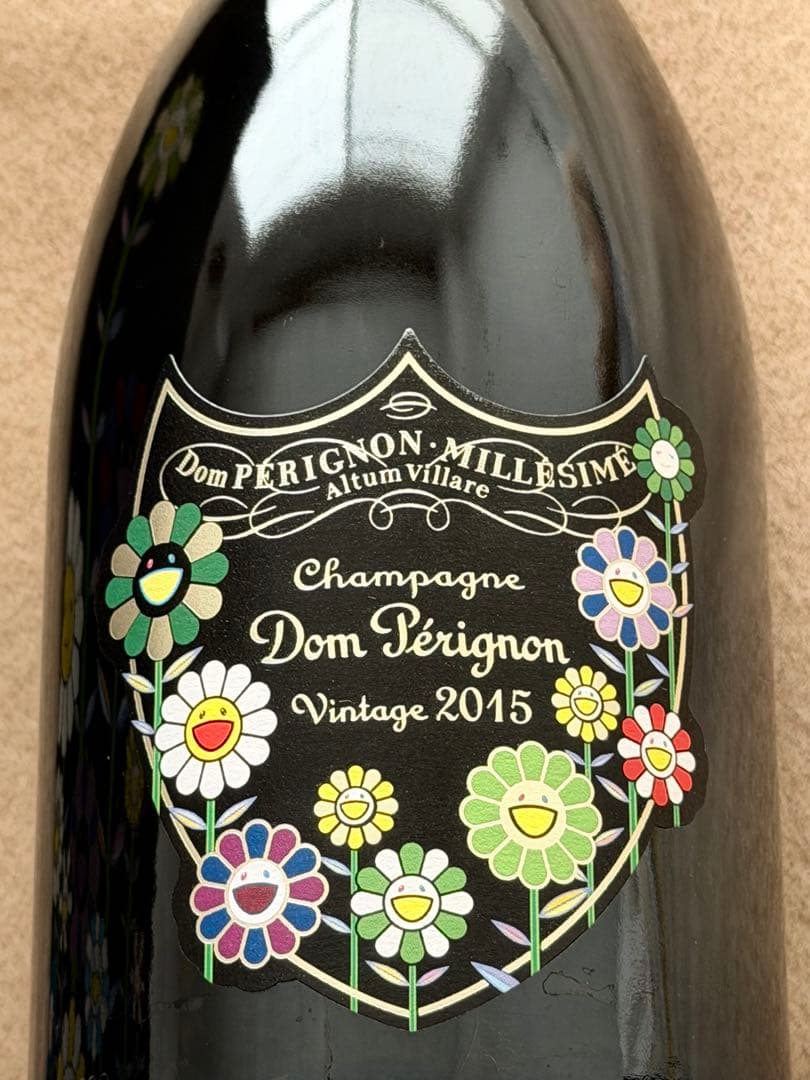 村上隆ドンペリ2015 限定品 ギフトボックス 新品未開栓　インテリアにも◎