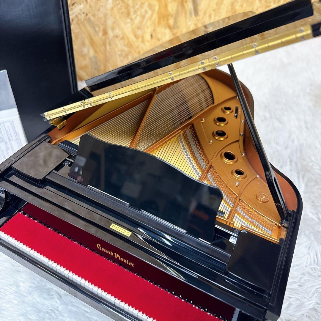 アンティーク ミニチュア グランドピアノ 音楽再生機能付き