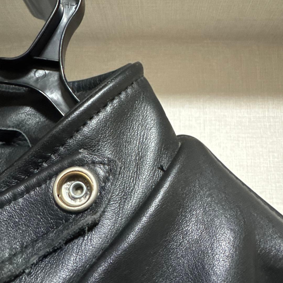 【よしたつ】schott 641 レザージャケット　シングルライダース40