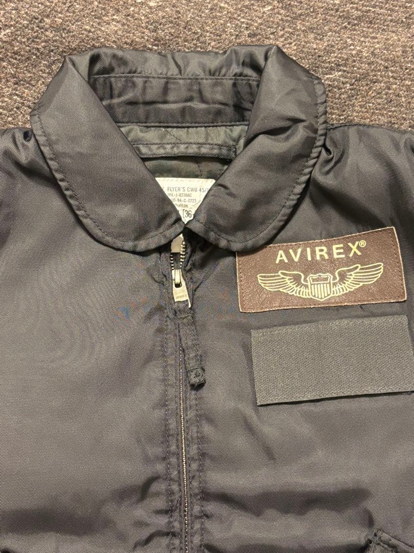 猿の惑星　AVIREX cwu-45p フライトジャケット　ブラック
