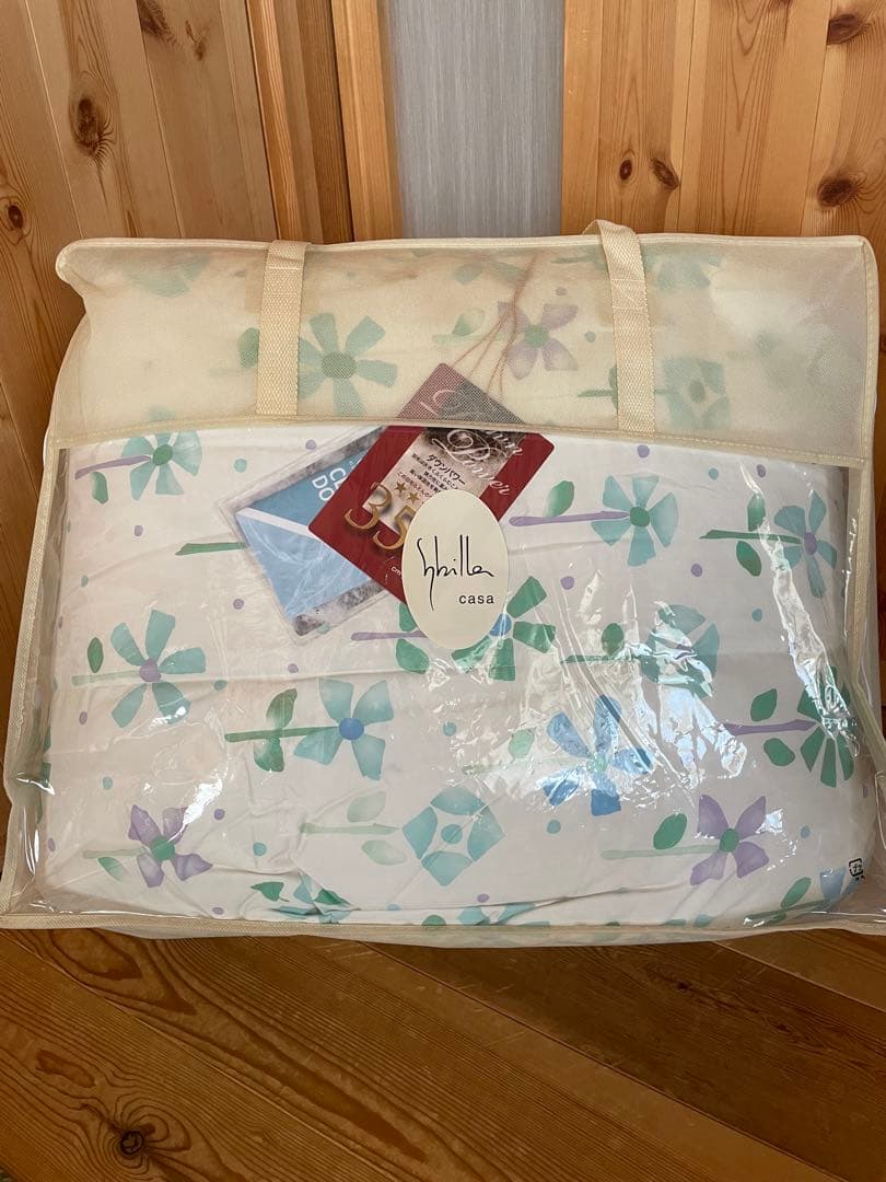 日本製【シビラ】羽毛布団　150×210 モリノ　レッド　ブルー各1枚